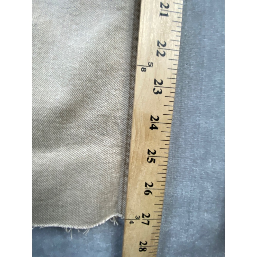 Zara Womens High Waisted Wide Leg Jeans Tan Khaki Raw Hem Size 8 EUR 40 - Picture 2 of 5